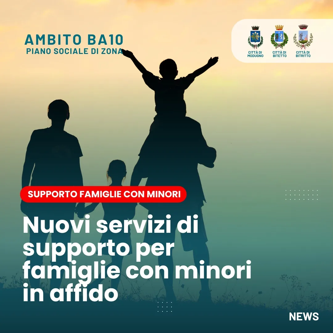 Immagine di Servizi di supporto per famiglie con minori in affido