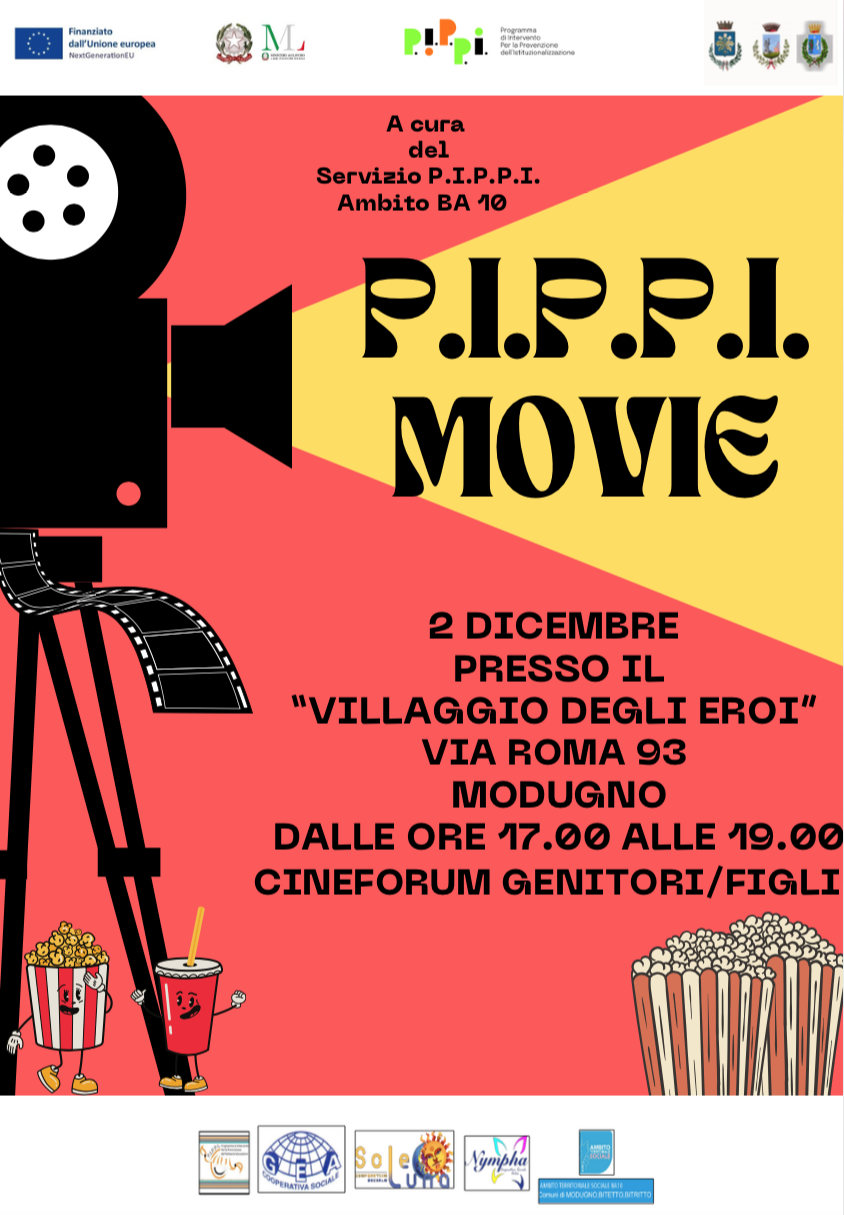 Immagine di P.I.P.P.I. Cineforum per genitori e figli, lunedì 2 dicembre