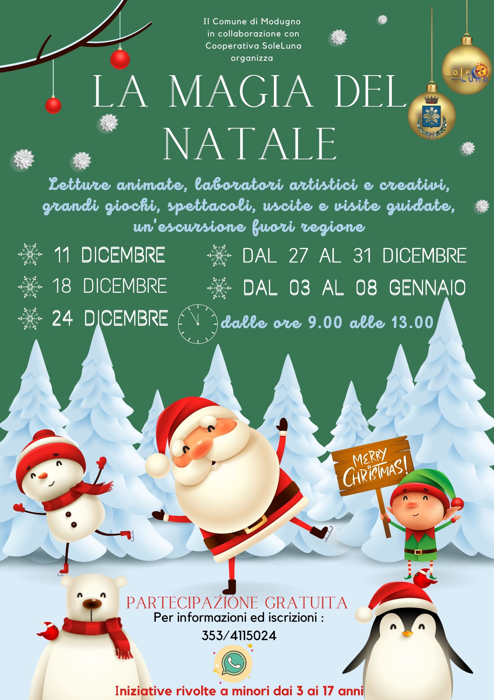 Locandina magia del natale